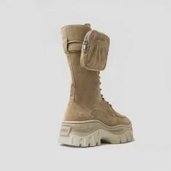 BRONX Jaxstar Hiking High Cappuccino Boots