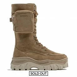 BRONX Jaxstar Hiking High Cappuccino Boots