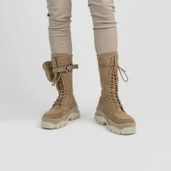 BRONX Jaxstar Hiking High Cappuccino Boots