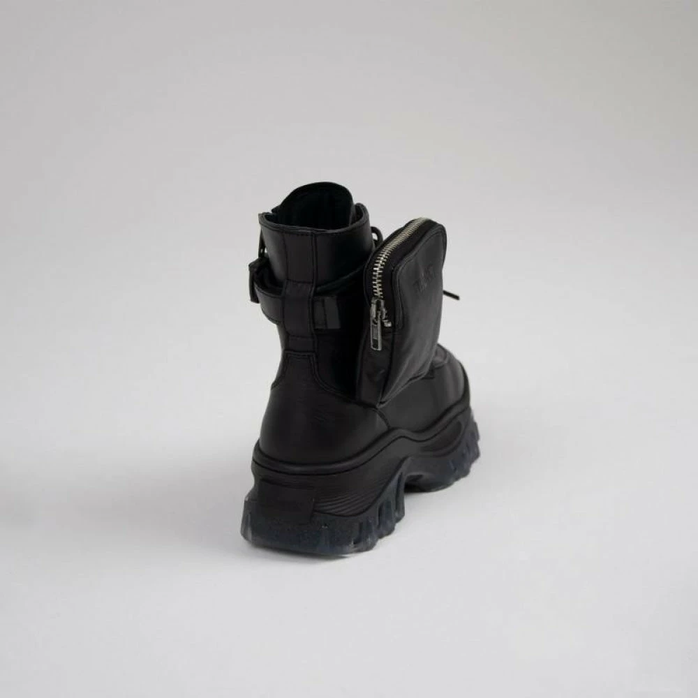 BRONX SHOES Jaxstar Hiking Mid Cut Black Sneakers 5 BRONX SHOES Jaxstar Hiking Mid Cut Black Sneakers