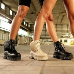 BRONX SHOES Jaxstar Hiking Mid Cut Black Sneakers