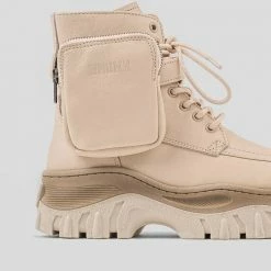 BRONX Jaxstar Hiking Mid Cut Camel Sneakers