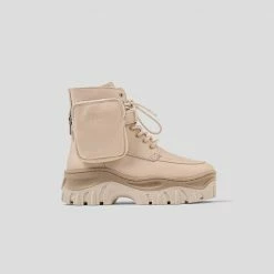 BRONX Jaxstar Hiking Mid Cut Camel Sneakers