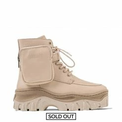 BRONX Jaxstar Hiking Mid Cut Camel Sneakers