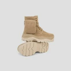 BRONX Jaxstar Hiking Mid Cut Cappuccino Sneakers