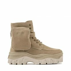 BRONX Jaxstar Hiking Mid Cut Cappuccino Sneakers