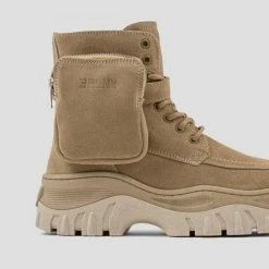 BRONX Jaxstar Hiking Mid Cut Cappuccino Sneakers