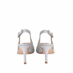 CHANTAL Jolanda Sling Back Pumps In Silver Glitter