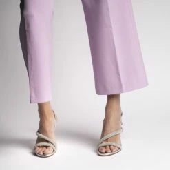 CHANTAL Jolanda Strass Silver High Sandals