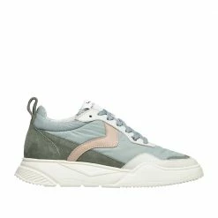 VOILE BLANCHE Joshee Sage Green Chunky Sneakers