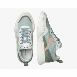 VOILE BLANCHE Joshee Sage Green Chunky Sneakers