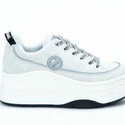 NO NAME Jump Derby Cow Suede White Sneakers