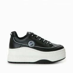 NO NAME SHOES Jump Derby Nappa Black Sneakers