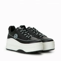 NO NAME SHOES Jump Derby Nappa Black Sneakers