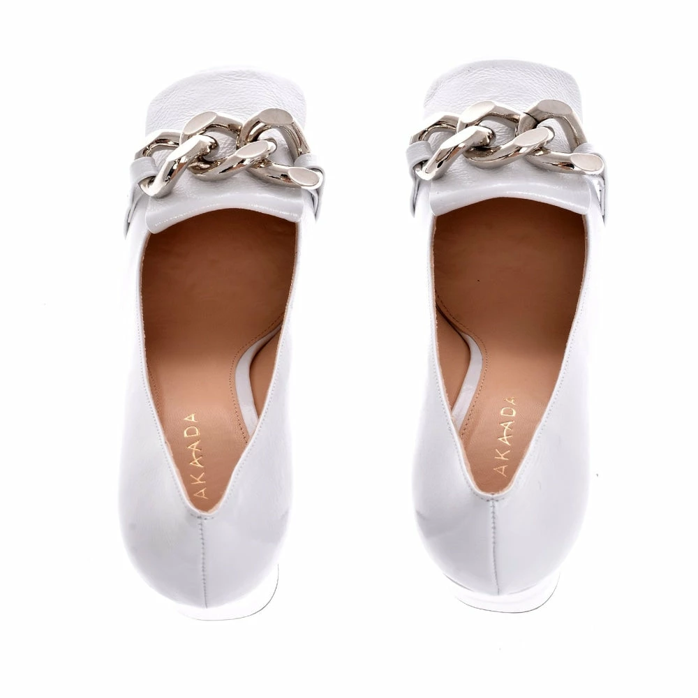 AKAADA Kaiya White Naplak Shoes 6 AKAADA Kaiya White Naplak Shoes
