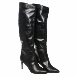 AKAADA SHOES Kawa Black Knee-High Boots
