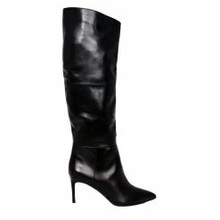 AKAADA SHOES Kawa Black Knee-High Boots