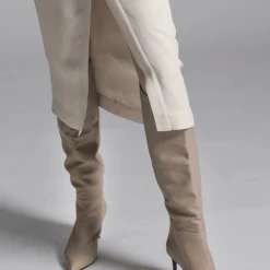 AKAADA SHOES Kawa Taupe Knee-High Boots