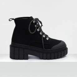 NO NAME Kross Canvas Black Low Boots