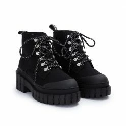 NO NAME Kross Canvas Black Low Boots