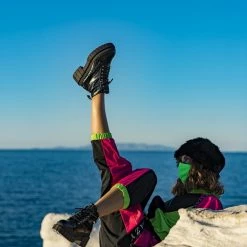 NO NAME Kross Croco Black Low Boots