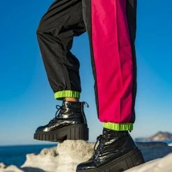 NO NAME Kross Croco Black Low Boots