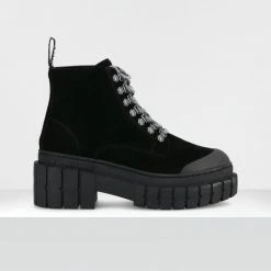 NO NAME SHOES Kross Low Suede Black Boots