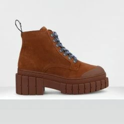 NO NAME Kross Low Suede Chestnut Boots SHOES