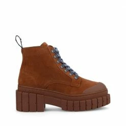 NO NAME Kross Low Suede Chestnut Boots SHOES