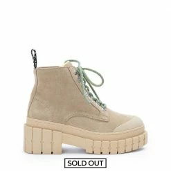 NO NAME Kross Suede Camel Low Boots