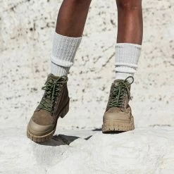 NO NAME Kross Suede Camel Low Boots