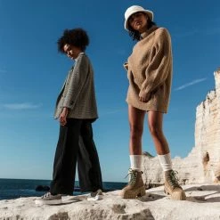 NO NAME Kross Suede Camel Low Boots