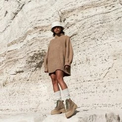 NO NAME Kross Suede Camel Low Boots