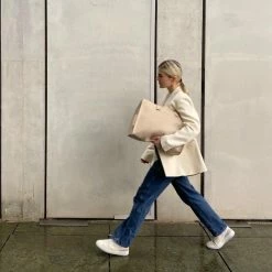 COPENHAGEN STUDIOS SHOES Leather Mix Eggshell Chunky Sneakers