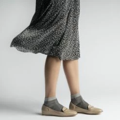 POMME D'OR Lena Nude Leather Loafers