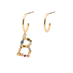 P D PAOLA ACCESSORIES Letter B Earrings
