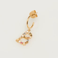 P D PAOLA ACCESSORIES Letter B Earrings