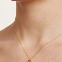 P D PAOLA Letter C Circle Necklace