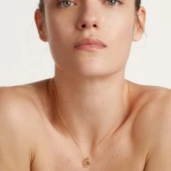 P D PAOLA Letter D Circle Necklace ACCESSORIES