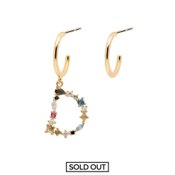 P D PAOLA ACCESSORIES Letter D Earrings