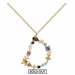 P D PAOLA Letter D Necklace ACCESSORIES