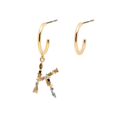 P D PAOLA ACCESSORIES Letter К Earrings