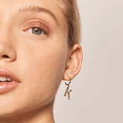 P D PAOLA ACCESSORIES Letter К Earrings