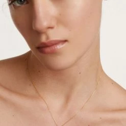 P D PAOLA Letter L Circle Necklace