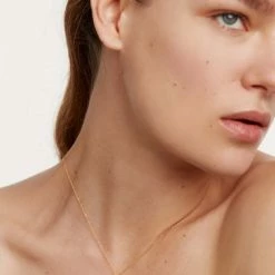 P D PAOLA ACCESSORIES Letter M Circle Necklace