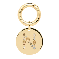 P D PAOLA Letter N Pet Charm