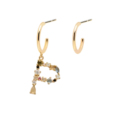 P D PAOLA Letter P Earrings ACCESSORIES
