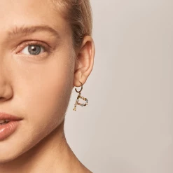 P D PAOLA Letter P Earrings ACCESSORIES