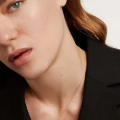 P D PAOLA ACCESSORIES Letter S Circle Necklace