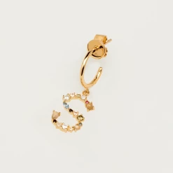 P D PAOLA Letter S Earrings